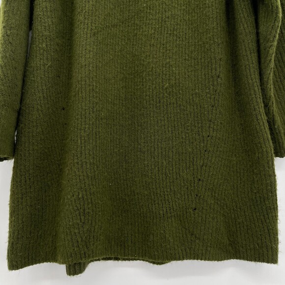 TOPSHOP Green Cowl Neck Turtleneck Pullover Sweater Size 6 - Picture 4 of 7